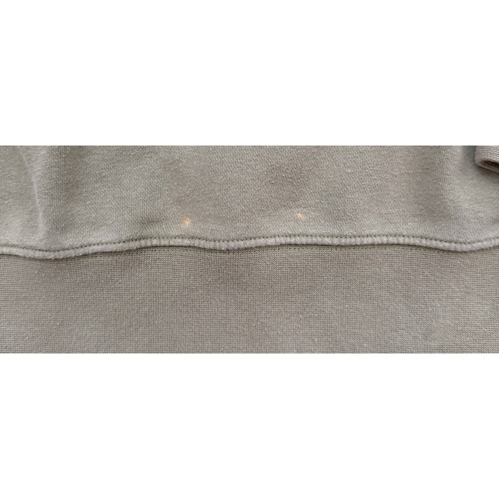 Nike Club Fleece Crewneck Sweatshirt L Olive Green Mens Stain See Pics - Picture 2 of 3